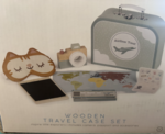Wooden Travel Case Set